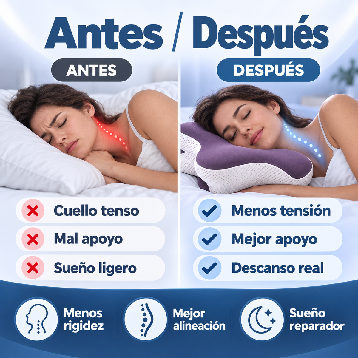 Alirest™ – Almohada Ergonómica